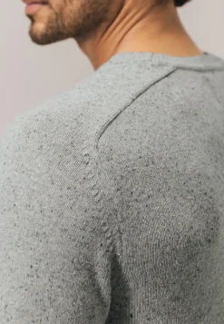 New Ronde hals trui van tweedgaren Truien