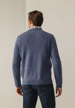 Clearance Ronde hals trui van tweedgaren Truien