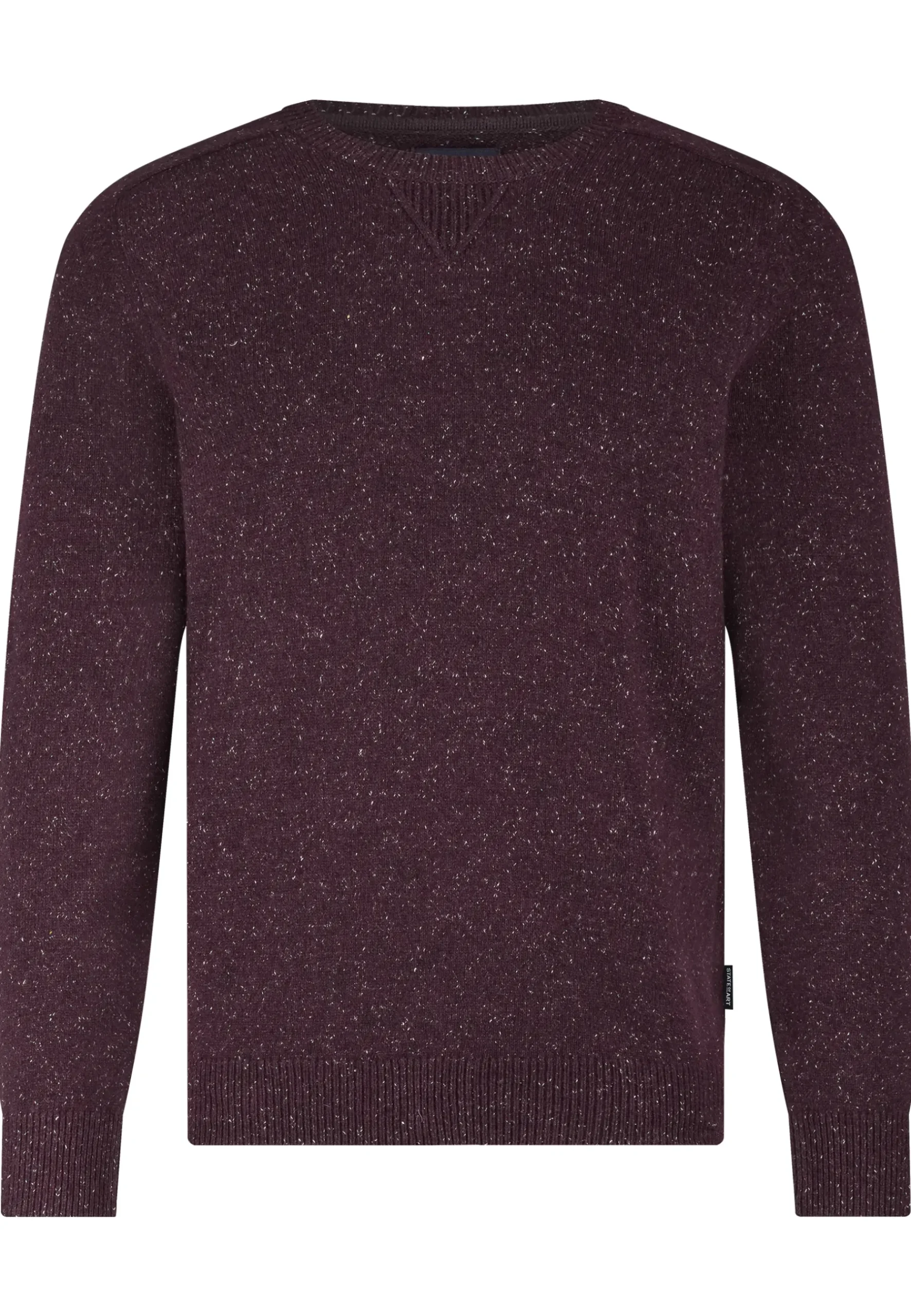 Hot Ronde hals trui van tweedgaren Truien