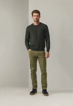 New Ronde hals trui van tweedgaren Truien