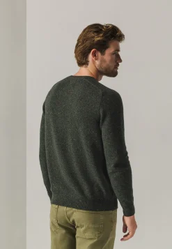 New Ronde hals trui van tweedgaren Truien