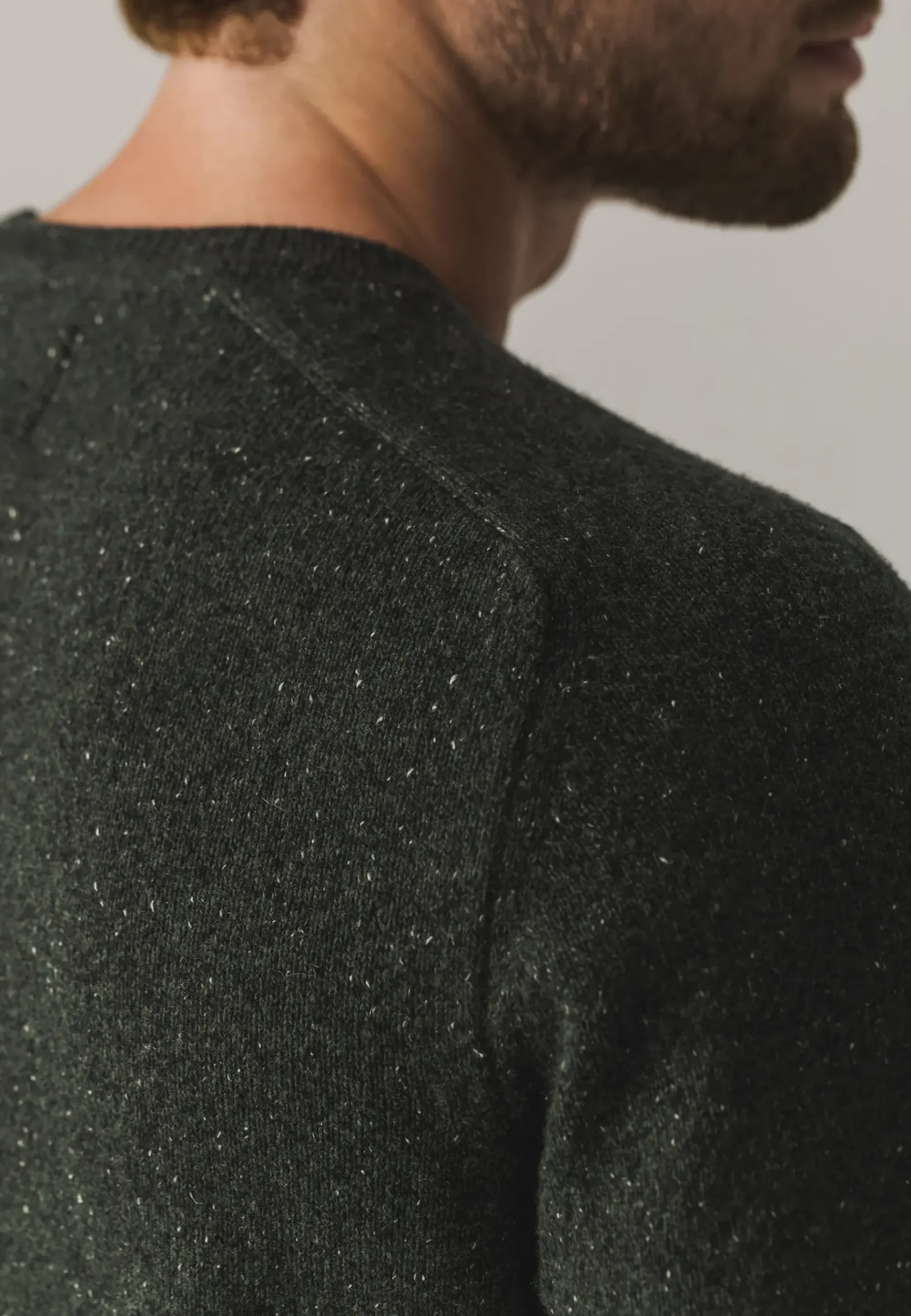 New Ronde hals trui van tweedgaren Truien