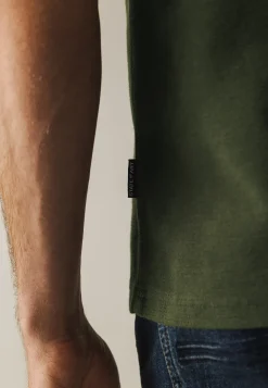 Discount Ronde hals T-shirt met structuurpatroon T-Shirts