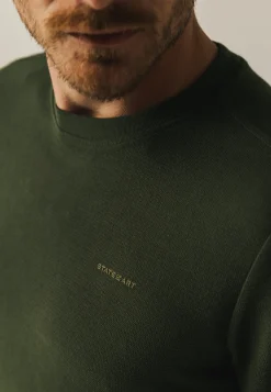 Discount Ronde hals T-shirt met structuurpatroon T-Shirts