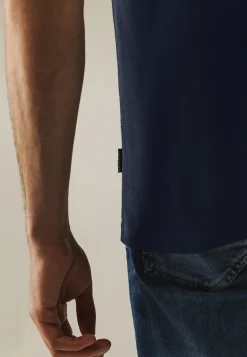 Best Ronde hals T-shirt met structuurpatroon T-Shirts