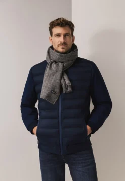 Outlet Sjaal met all-over print en franjes Sjaals