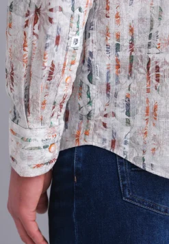 Hot Structuur overhemd van biologisch katoen Overhemden