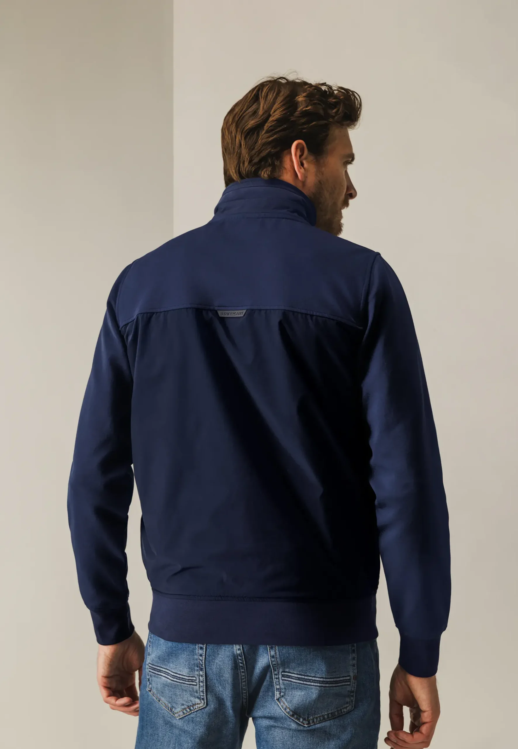 Online Sweatvest met nylon details Vesten