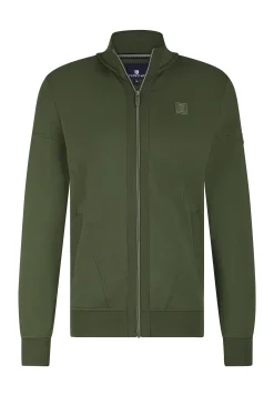 Discount Sweatvest van een katoenmix Vesten