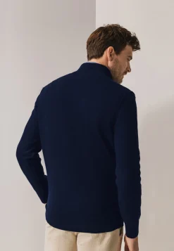 New Trui met halve rits en nylon-details Truien