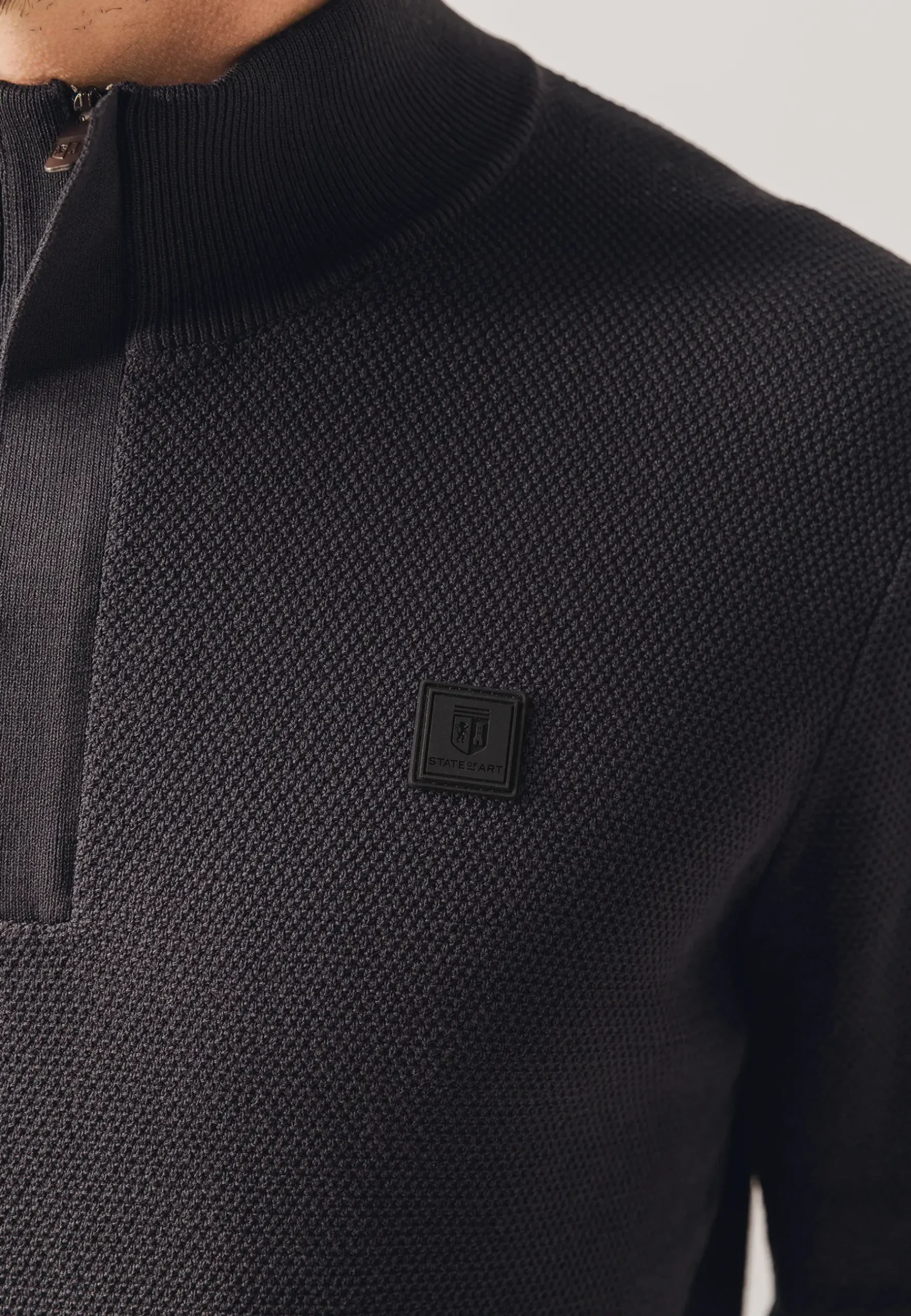 Discount Trui met rijstkorrelpatroon Truien