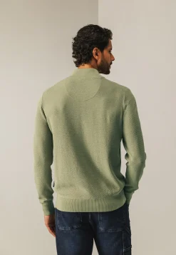 Outlet Trui met rijstkorrelpatroon Truien