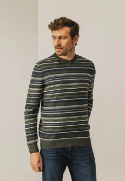 Trui met streepdessin Truien