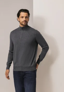 Clearance Trui van biologisch katoen met structuur Truien