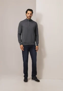 Clearance Trui van biologisch katoen met structuur Truien