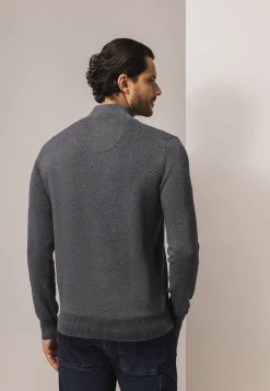 Clearance Trui van biologisch katoen met structuur Truien