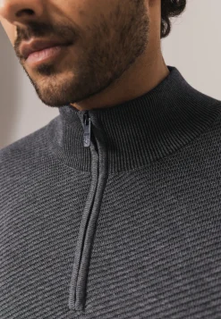 Clearance Trui van biologisch katoen met structuur Truien