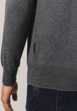 Clearance Trui van biologisch katoen met structuur Truien