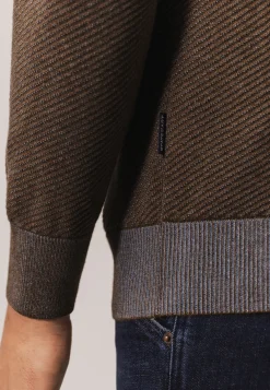 Online Trui van biologisch katoen met structuur Truien