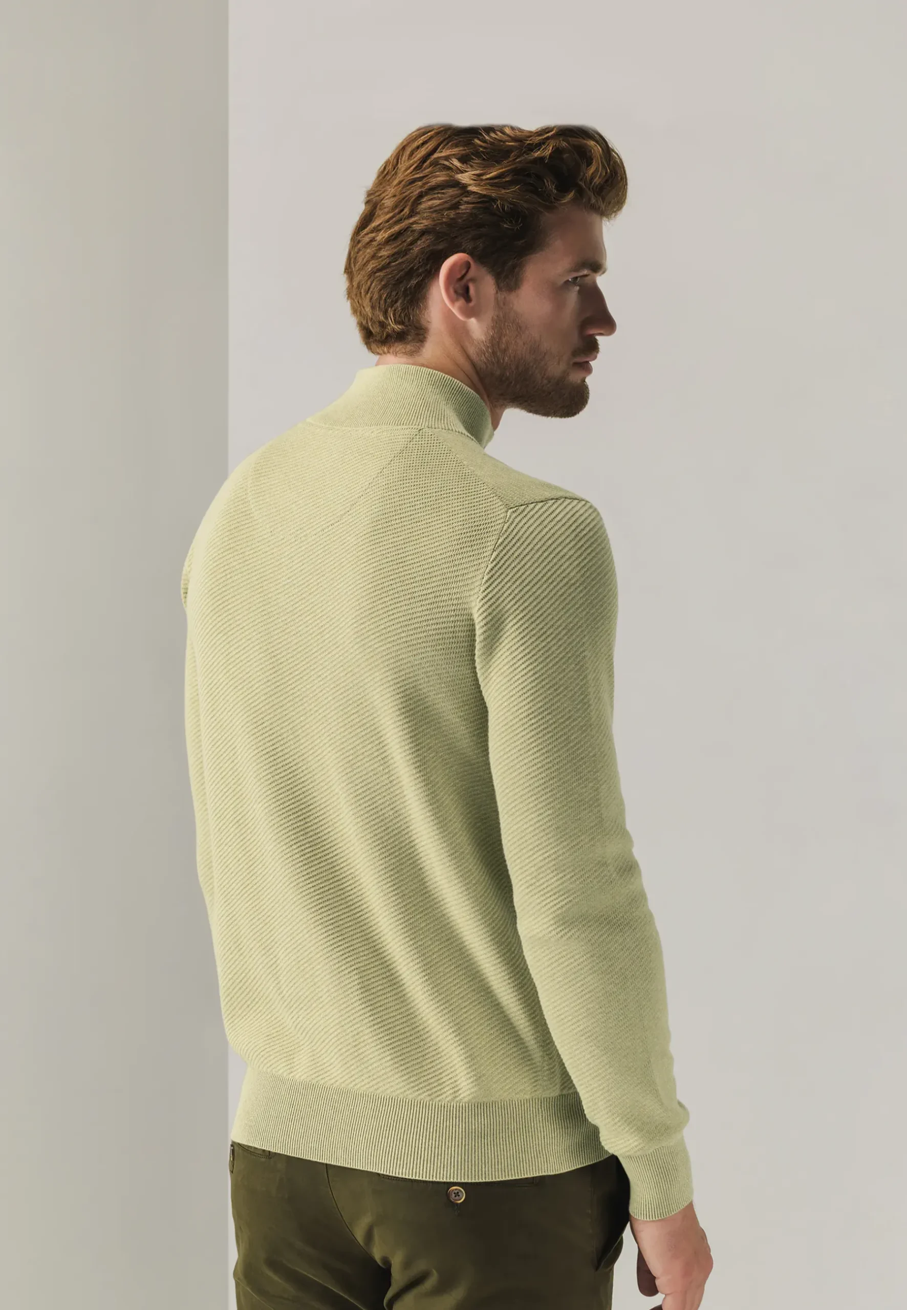 Trui van biologisch katoen met structuur Truien