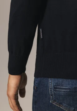 Online Trui van katoen met halve rits Truien