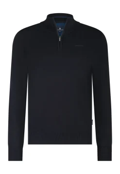 Online Trui van katoen met halve rits Truien