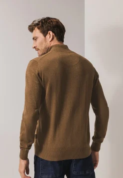 Sale Trui van katoen met halve rits Truien