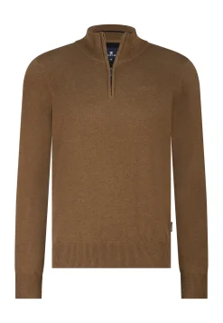 Sale Trui van katoen met halve rits Truien