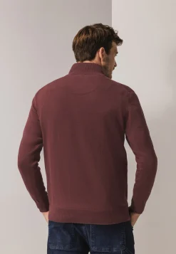 Discount Trui van katoen met halve rits Truien