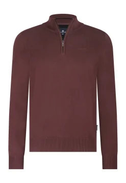 Discount Trui van katoen met halve rits Truien