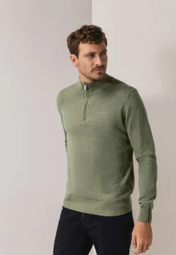 Best Trui van katoen met halve rits Truien