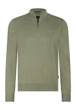 Best Trui van katoen met halve rits Truien