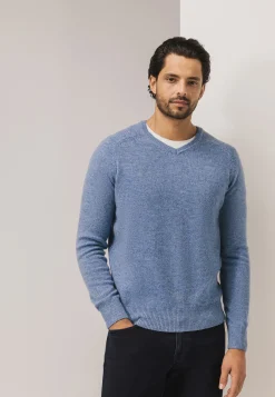 Sale Trui van lamswol met V-hals Truien