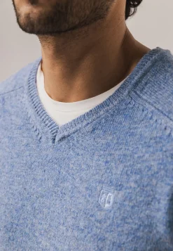 Sale Trui van lamswol met V-hals Truien