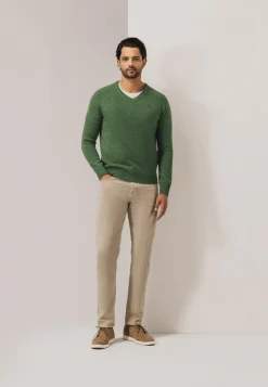 Best Trui van lamswol met V-hals Truien