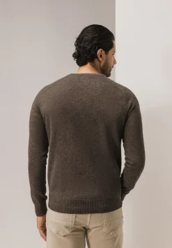 Sale Trui van lamswol met V-hals Truien