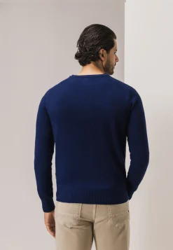 Online Trui van lamswol met V-hals Truien