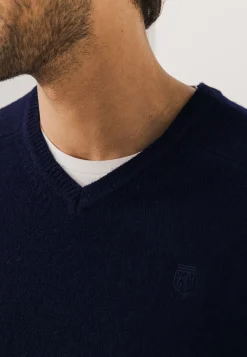 Clearance Trui van lamswol met V-hals Truien