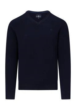 Clearance Trui van lamswol met V-hals Truien