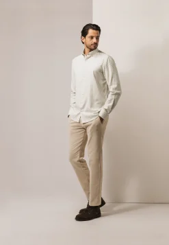 Clearance Twill overhemd met streepdessin Overhemden