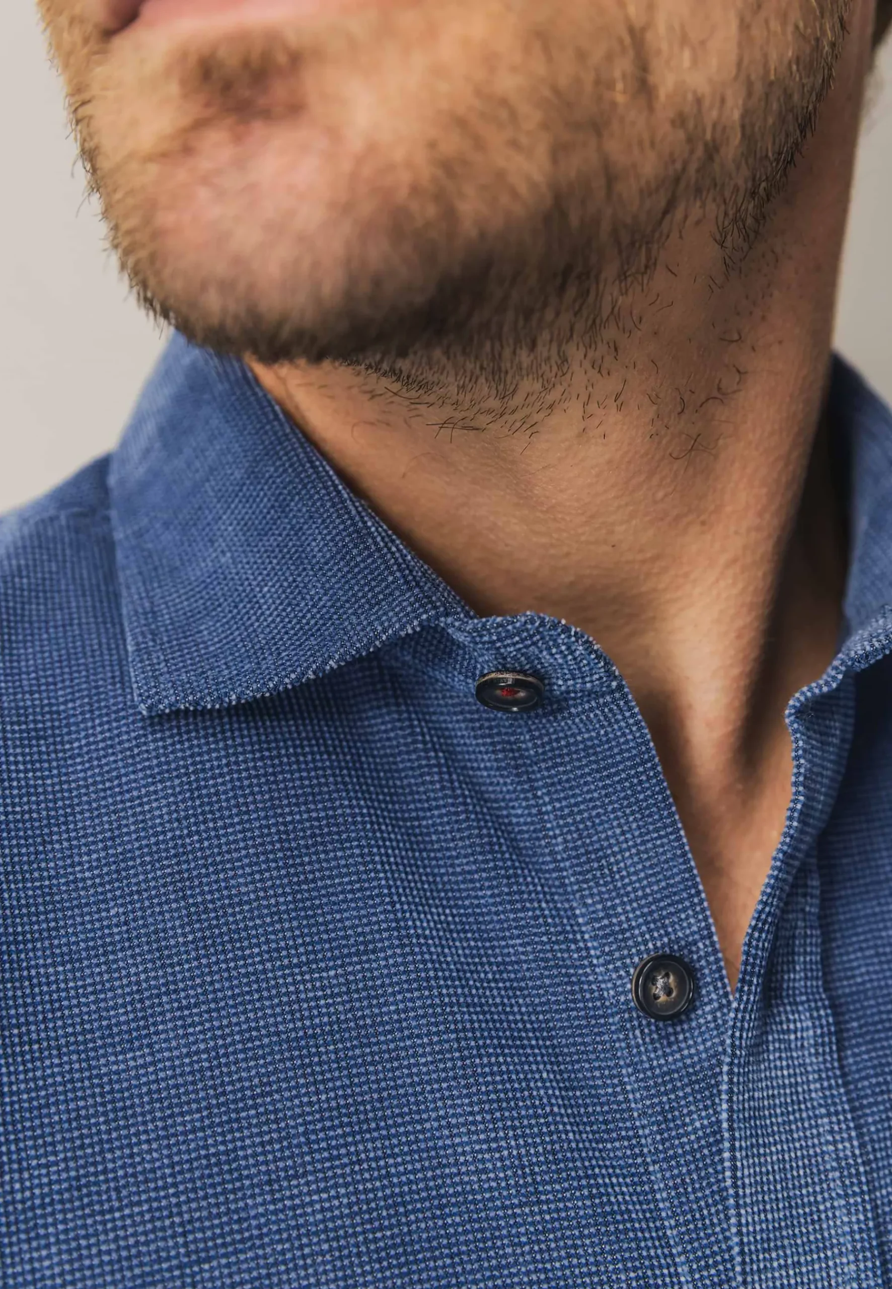 Hot Velours overhemd van katoen Overhemden