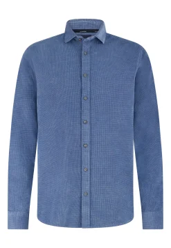 Hot Velours overhemd van katoen Overhemden