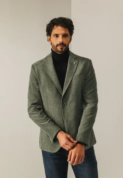 Discount Volledig gevoerde babycord blazer Blazers