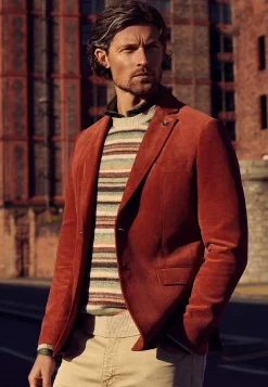 Discount Volledig gevoerde babycord blazer Blazers